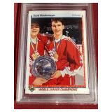 1990-91 Upper Deck Scott Niedermayer Rookie Card - PSA 8