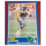 1989 Score Cris Carter Rookie Card