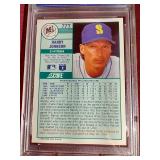 1989 Score Randy Johnson Rookie Card - PSA 8