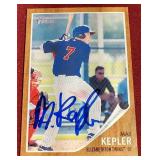 Max Kepler Autographed Prospect Card