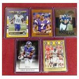 (5) Numbered Vikings Cards
