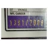 (5) Numbered Vikings Cards