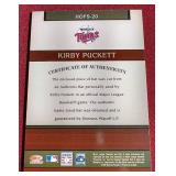 2009 Donruss Kirby Puckett Game-Used Bat Card