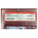 1995 SP Terrell Davis Rookie Card - PSA 8