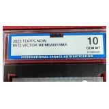 2023 Topps Now Victor Wembanyama Rookie Card - ISA 10!