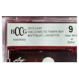 2015 Leaf Jameis Winston Rookie Card - BCCG 9