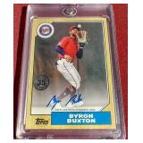 2022 Topps Byron Buxton Autograph Card