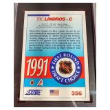 1991-92 Eric Lindros Rookie Card - SGC 9