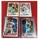 (4) Joe Ryan Rookie Cards