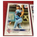 (4) Joe Ryan Rookie Cards