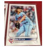 (4) Joe Ryan Rookie Cards