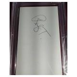 Rudy Tomjanovich Signed Note Card - PSA Authenticated & Slabbed