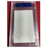 Rudy Tomjanovich Signed Note Card - PSA Authenticated & Slabbed
