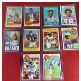 (10) Vintage Vikings Cards - All-Time Greats