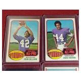 (10) Vintage Vikings Cards - All-Time Greats