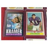 (10) Vintage Vikings Cards - All-Time Greats
