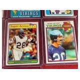 (10) Vintage Vikings Cards - All-Time Greats