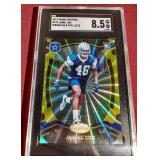 2021 Panini Certified Jabril Cox Rookie Card #/15 - SGC 8.5