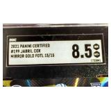 2021 Panini Certified Jabril Cox Rookie Card #/15 - SGC 8.5