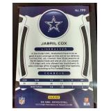 2021 Panini Certified Jabril Cox Rookie Card #/15 - SGC 8.5