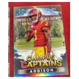 (4) Bowman University Jordan Addison Rookie Cards - (3) Refractors