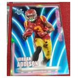 (4) Bowman University Jordan Addison Rookie Cards - (3) Refractors