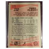 1989-90 O-Pee-Chee Theo Fleury Rookie Card - PSA 7