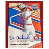 2020 Elite Extra Danny De Andrade Autograph Prospect Card