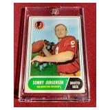 1968 Topps Sonny Jurgensen Card