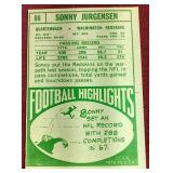 1968 Topps Sonny Jurgensen Card