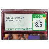 1992-93 Stadium Club Magic Johnson - CSG 8.5