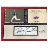 2004 Fleer Torii Hunter Autograph Card - #d/294
