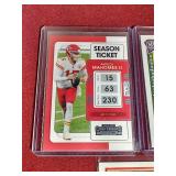 (3) Patrick Mahomes Cards