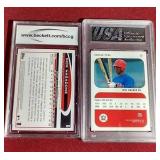 (2) Graded Baseball Rookie/Prospect Cards