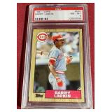1987 Topps Barry Larkin Rookie Card - PSA 8