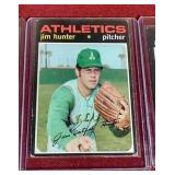 (6) 1971 Topps Baseball Cards - All HOFers
