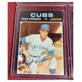 (6) 1971 Topps Baseball Cards - All HOFers