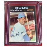 (6) 1971 Topps Baseball Cards - All HOFers