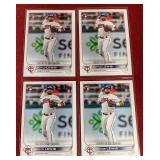 (4) 2022 Topps Royce Lewis Rookie Cards