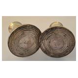Pair of Vintage Weighted Sterling Silver Candlesticks