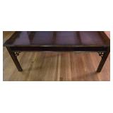 Glossy Dark Wood Coffee Table