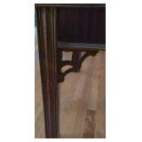 Glossy Dark Wood Coffee Table