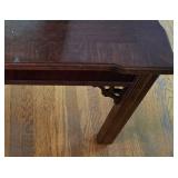 Glossy Dark Wood Coffee Table