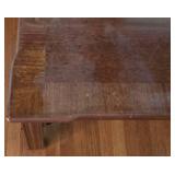 Glossy Dark Wood Coffee Table