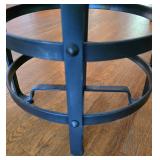 Pair of Industrial-Design Kitchen Stools