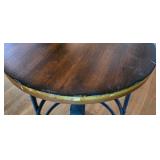 Pair of Industrial-Design Kitchen Stools