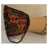 Vibrant African Drum & Ethnic Rainstick