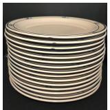 Large Scandia Blue Brick Oven Stoneware Set