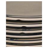 Large Scandia Blue Brick Oven Stoneware Set