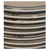 Large Scandia Blue Brick Oven Stoneware Set